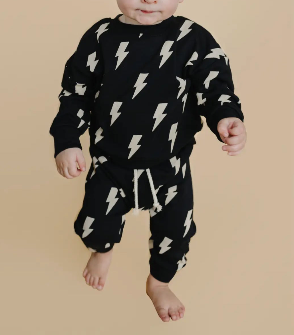 Lightning Bolt Boys Set black