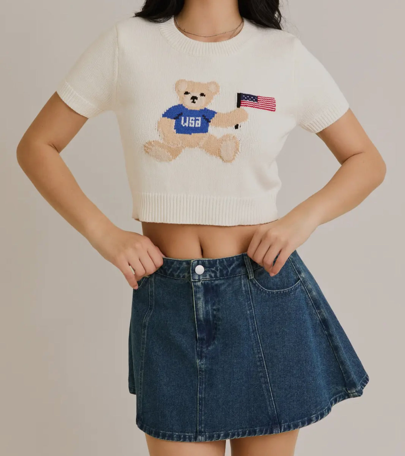 USA Teddy Sweater - Women