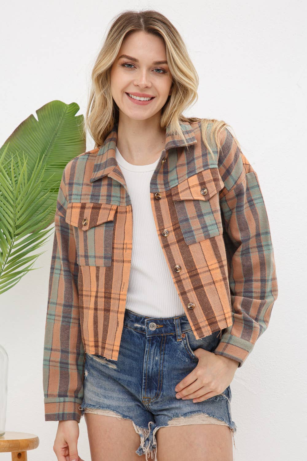 Cropped Valley Sunset Jacket - Women