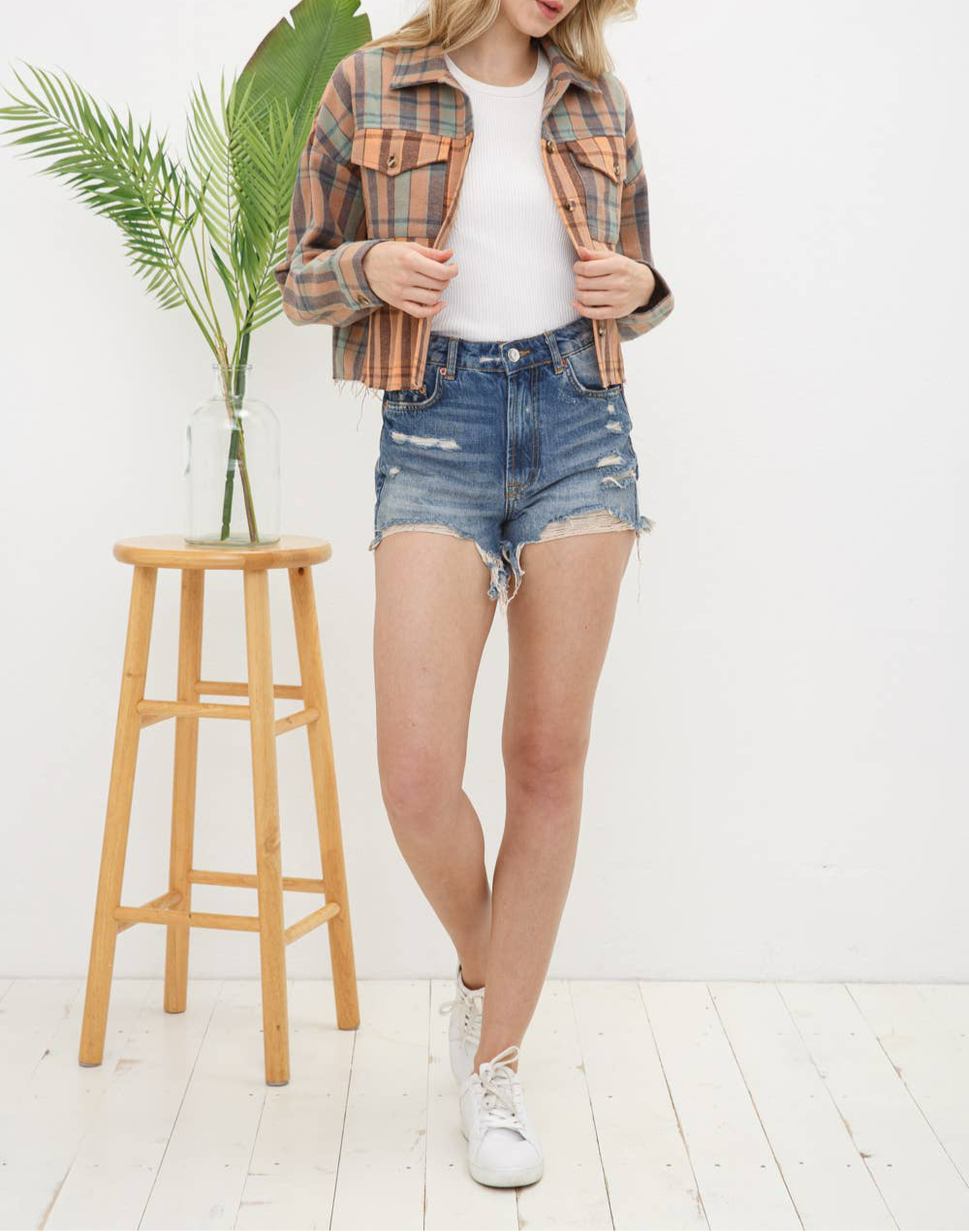 Cropped Valley Sunset Jacket - Women