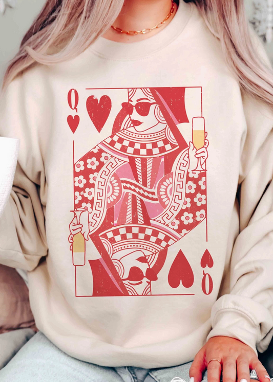 Champagne Queen Sweatshirt - Women