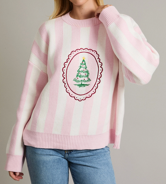 The Preppy Christmas Sweater - Women