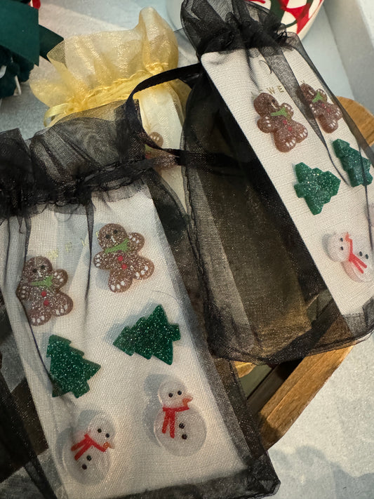 Stocking stuffer, Christmas earrings