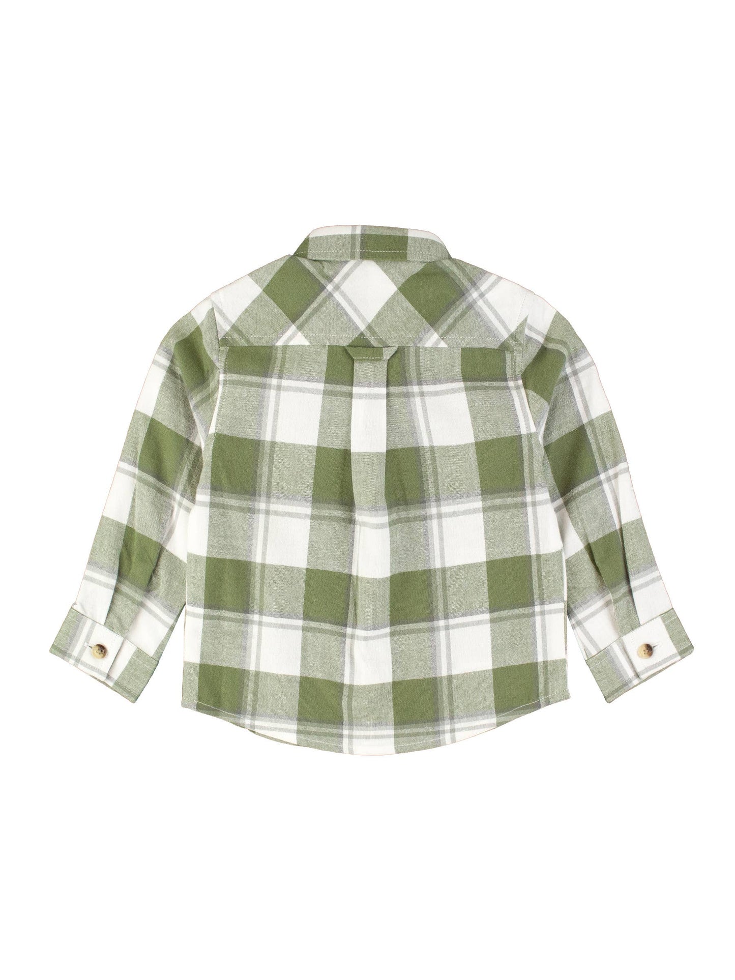 ruggedbutts olive plaid button down soft