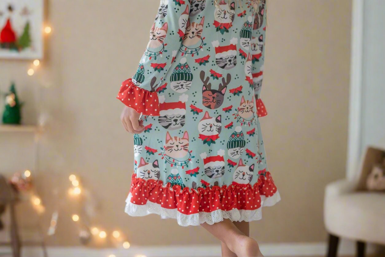 christmas cats pajamas