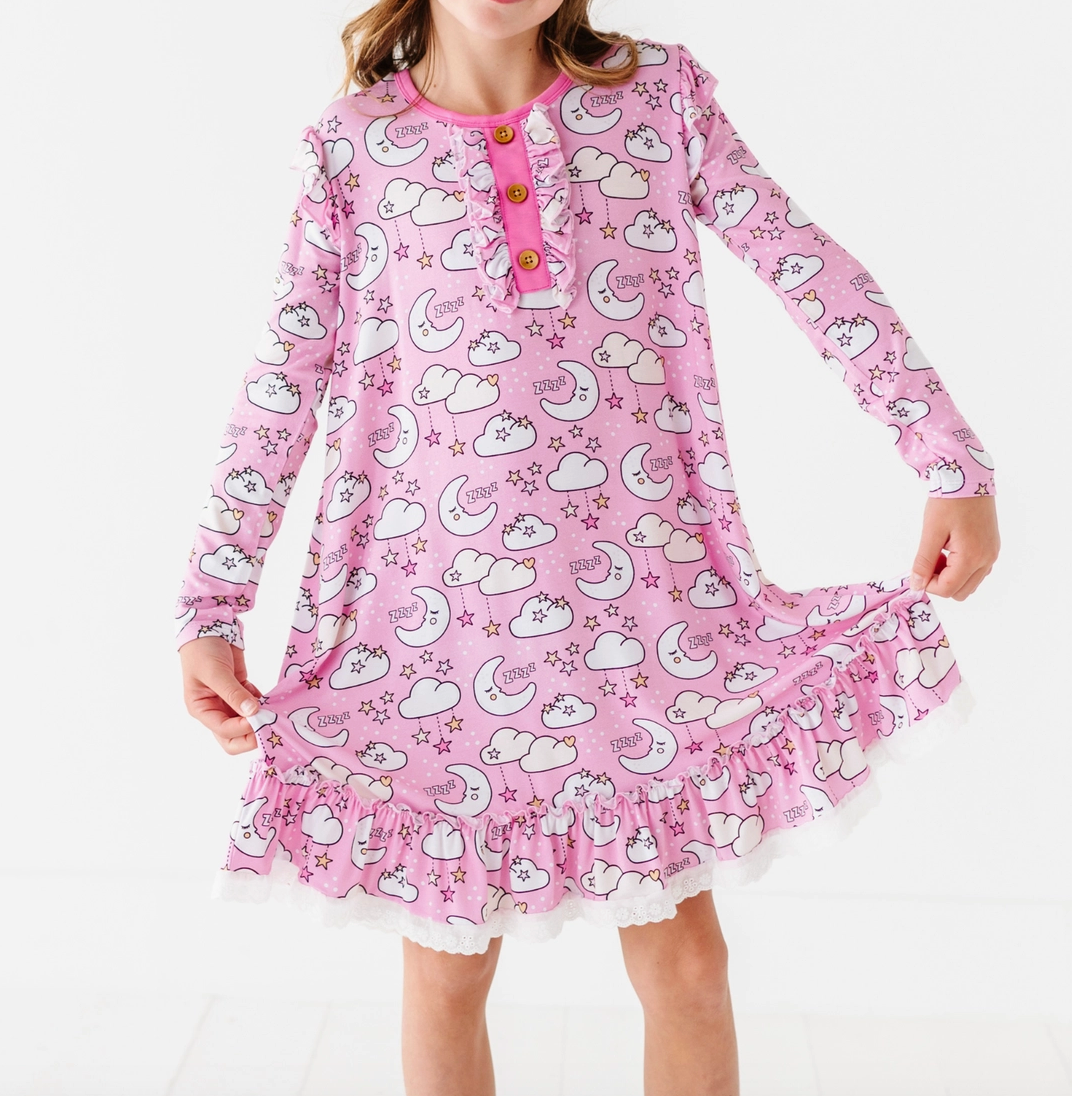 toddler youth night gown dress kids