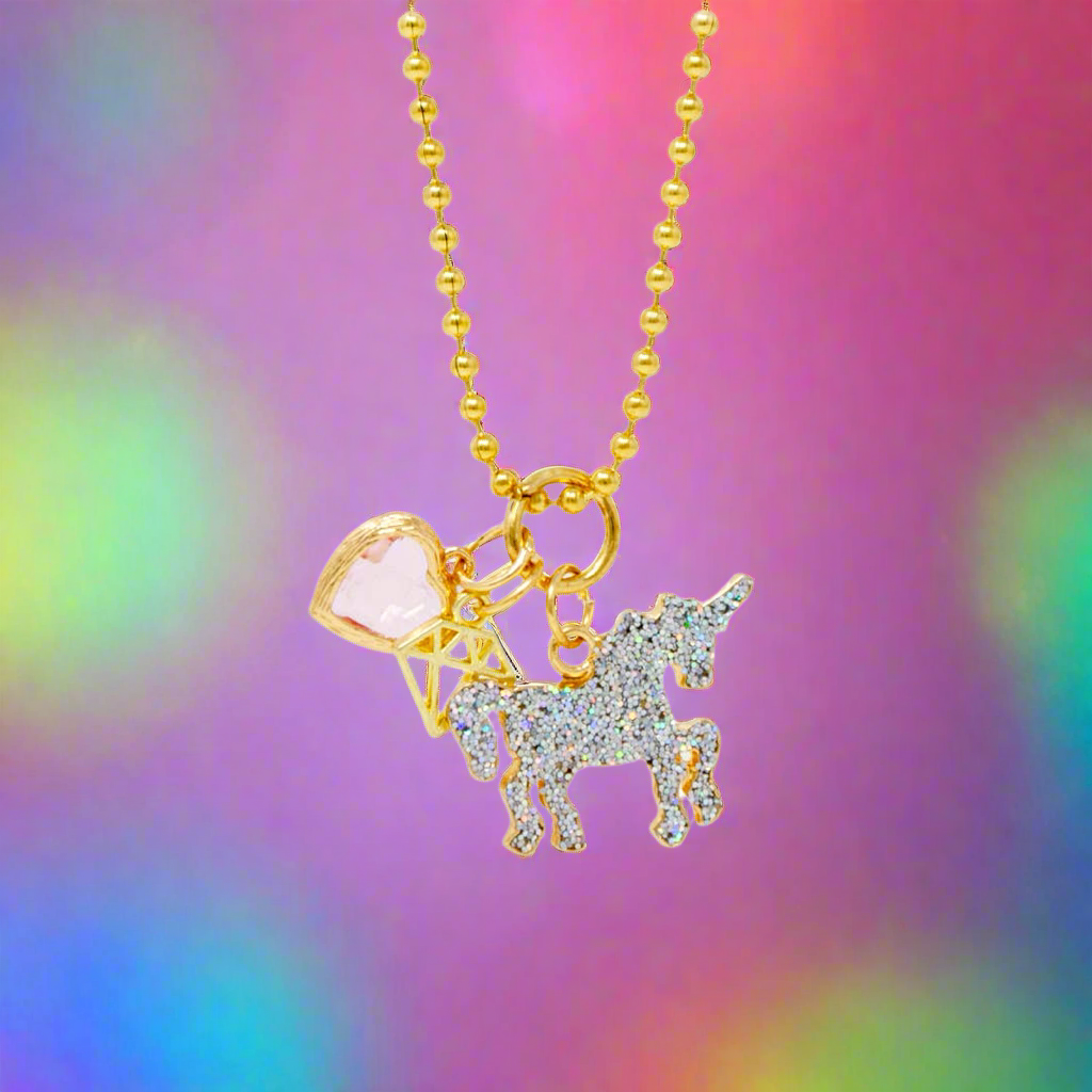 gift for girls magical 18kgold necklace kids